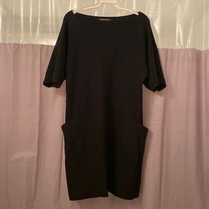 Penny Black Dress With Pockets Size Large